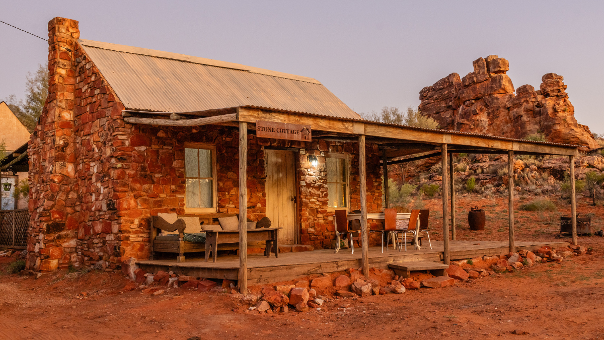 Outback desert cottage