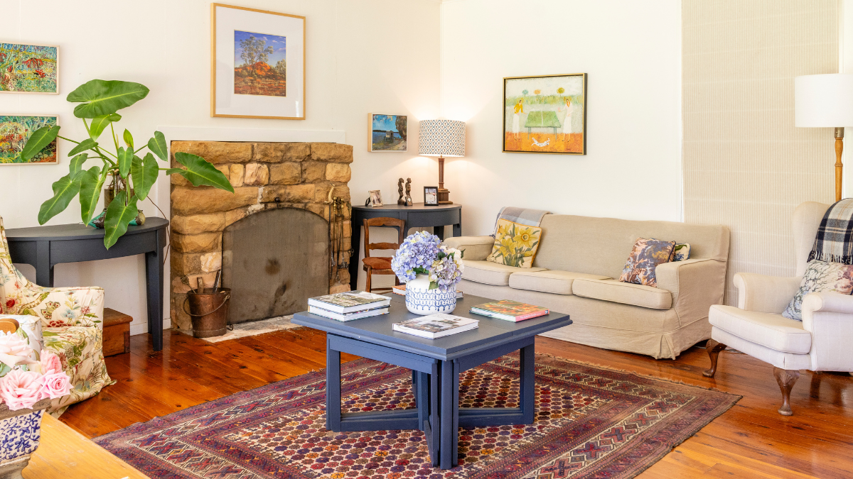 Interior of a country home