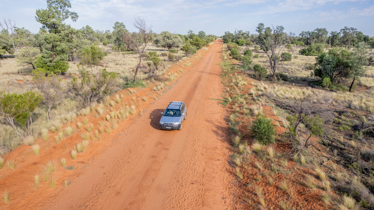 Australian outback road 