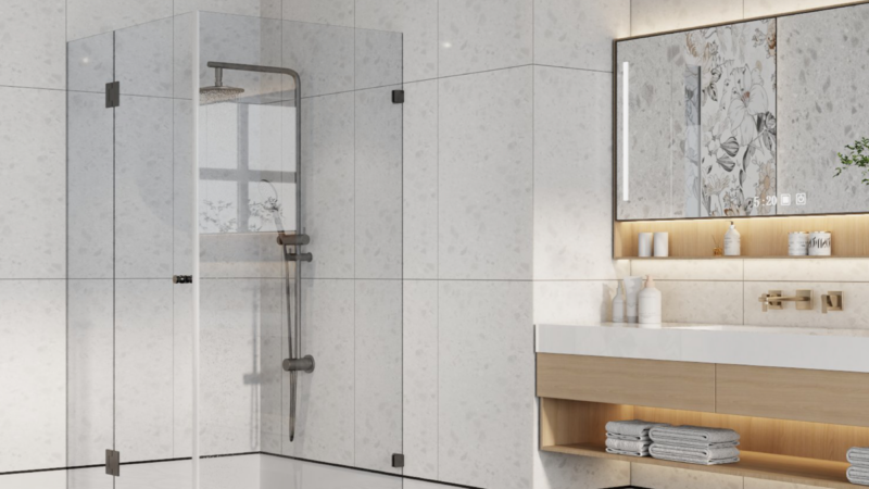 Frameless Shower Screen